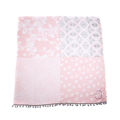 Sjaal hearts - Roze - Medase