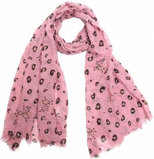Sjaal panter - Roze - Medase