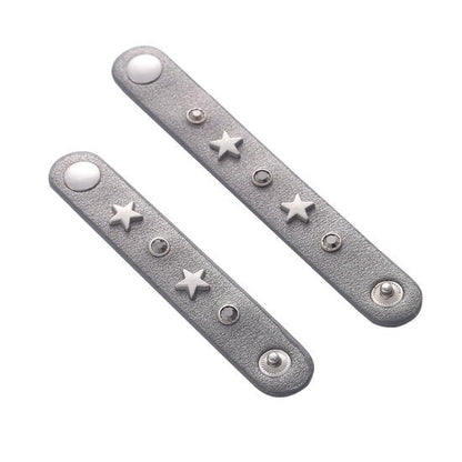 Sjaal riempjes stars/strass - Grijs - Medase