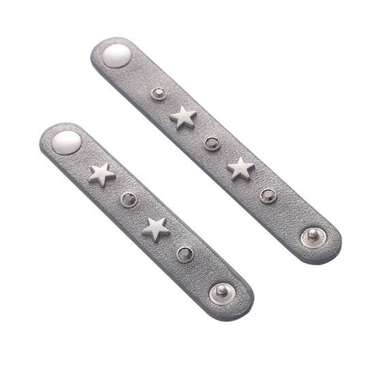 Sjaal riempjes stars/strass - Grijs - Medase
