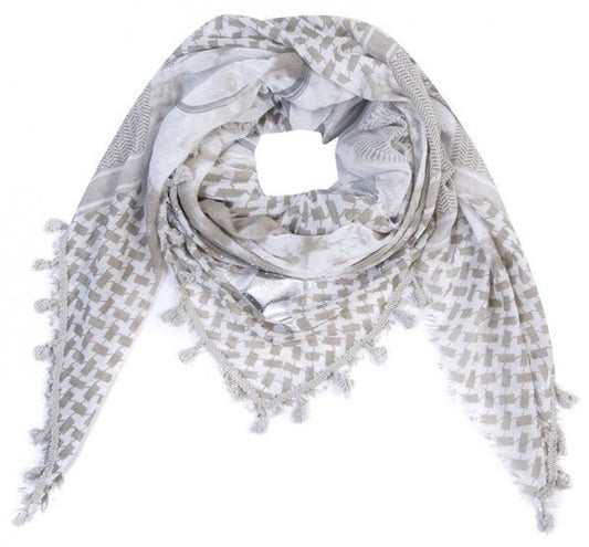 Sjaal stars/peace - Beige - Medase