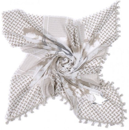 Sjaal stars/peace - Beige - Medase