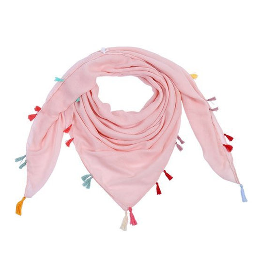 Sjaal "tassel" pink - Medase