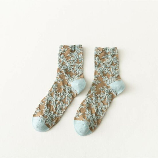 Sokken brenda - Beige/blauw - Medase
