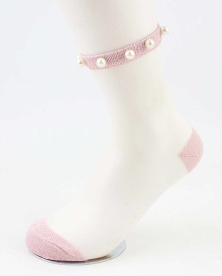 Sokken Pearls and glitter - Roze - Medase