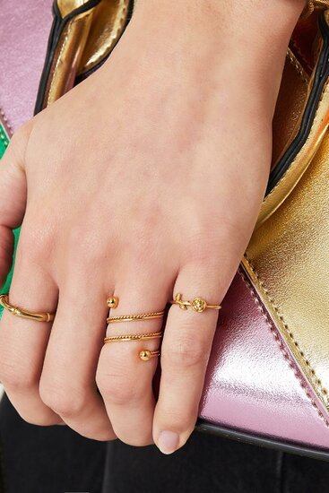 Spiraal ring - Zilver Maat 17 - Medase
