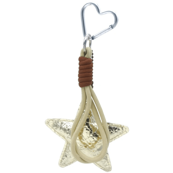 Ster Sleutelhanger - Tas Hanger met Hart Karabijn - Medase
