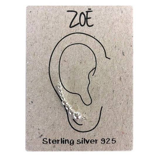 Sterling silver earlines / oorbellen dots - Medase