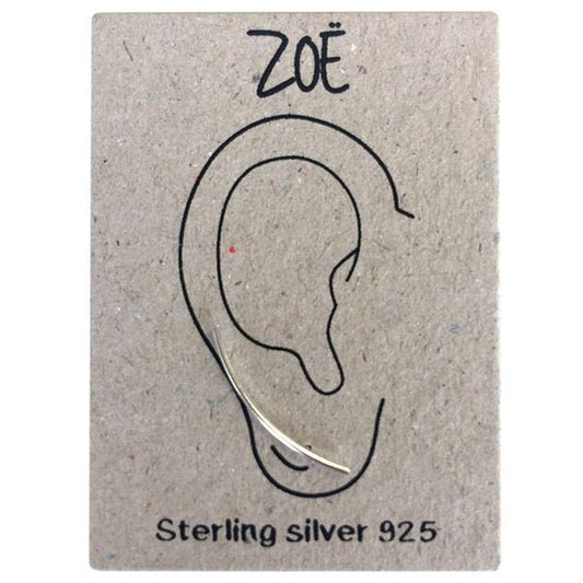 Sterling silver earlines / oorbellen stripe - Medase
