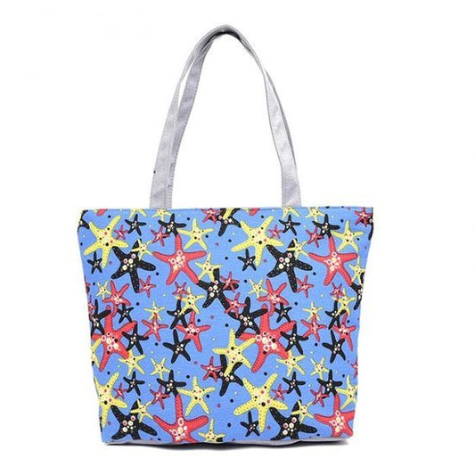 Strandtas zeester Blauw - Medase