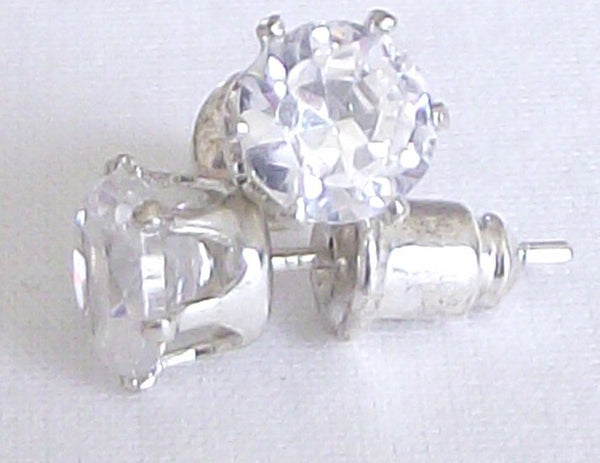Strass oorbellen wit - Medase