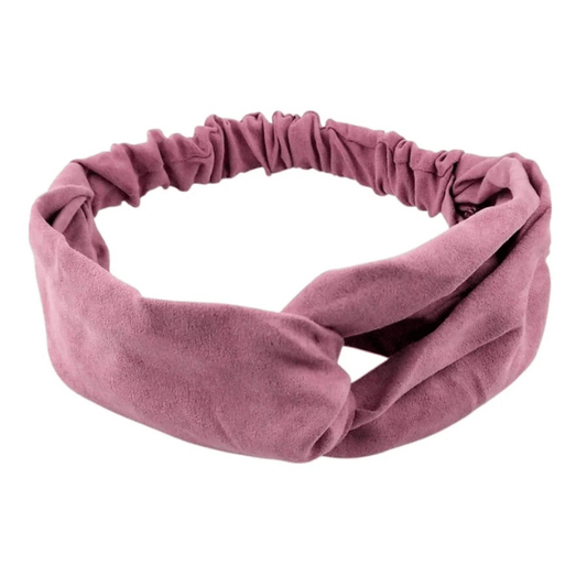 Suedelook haarband - Roze - Medase