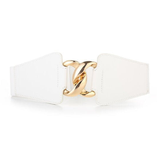 Taille riem gouden schakel - Wit - Medase