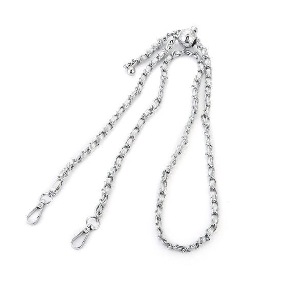 Tas riem / Bag strap chain zilver - Medase