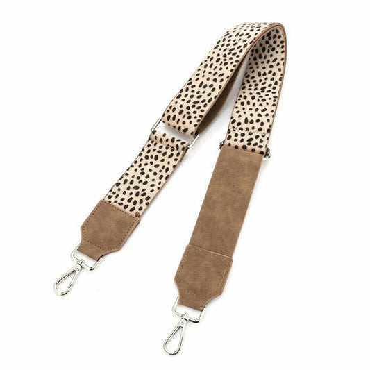 Tas riem / bag strap cheetah - beige - Medase