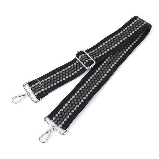 Tas riem / bag strap doty - Zwart - Medase