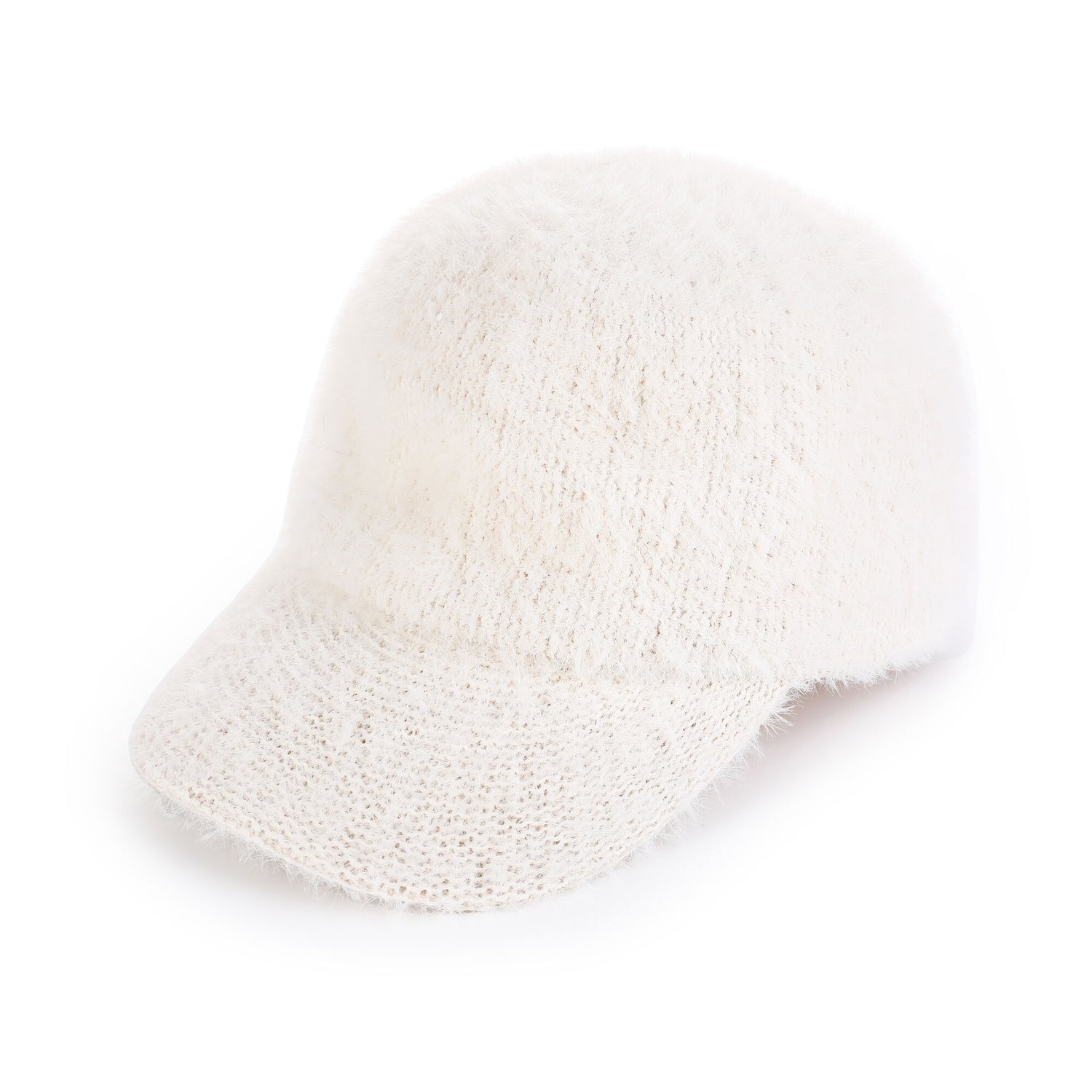 Teddy pet baseball cap fluffy polyester beige 56-58cm warm winter cozy trendy