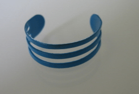 Teenring aluminium - Blauw - Medase