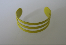 Teenring aluminium - Geel - Medase