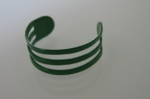 Teenring aluminium - Groen - Medase