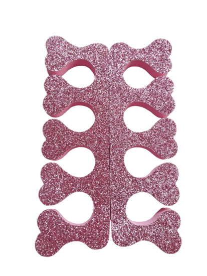 Teenspreiders hearts - Roze glitter - Medase