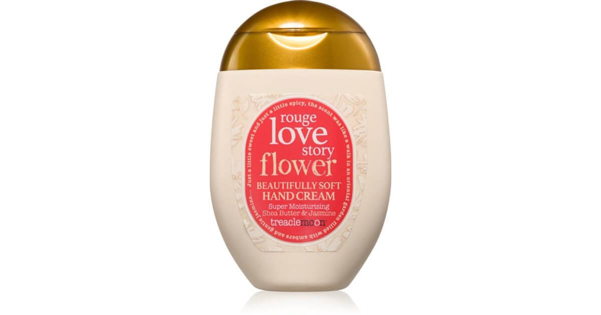 Treaclemoon Rouge Love Story Flower handcrème met sheaboter en jasmijn