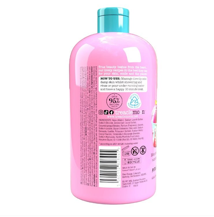 Treaclemoon Vanilla Raspberry Gelato Shower & Bath Gel - Medase