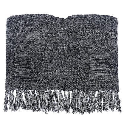 Vest tassels - Zwart - Medase