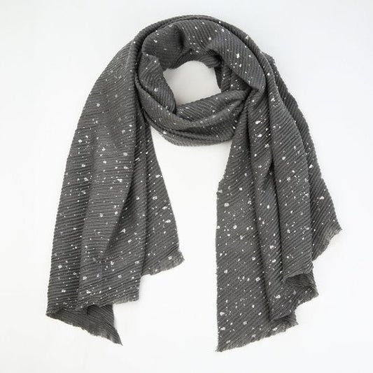 Wintersjaal silver spots - Grey - Medase