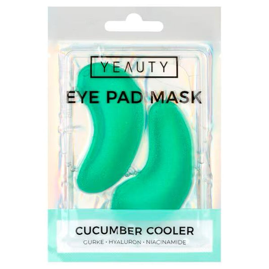 Yeauty Eye Pad Mask – Cucumber Cooler – Verfrissende Oogpads met Komkommer & Hyaluron - Medase